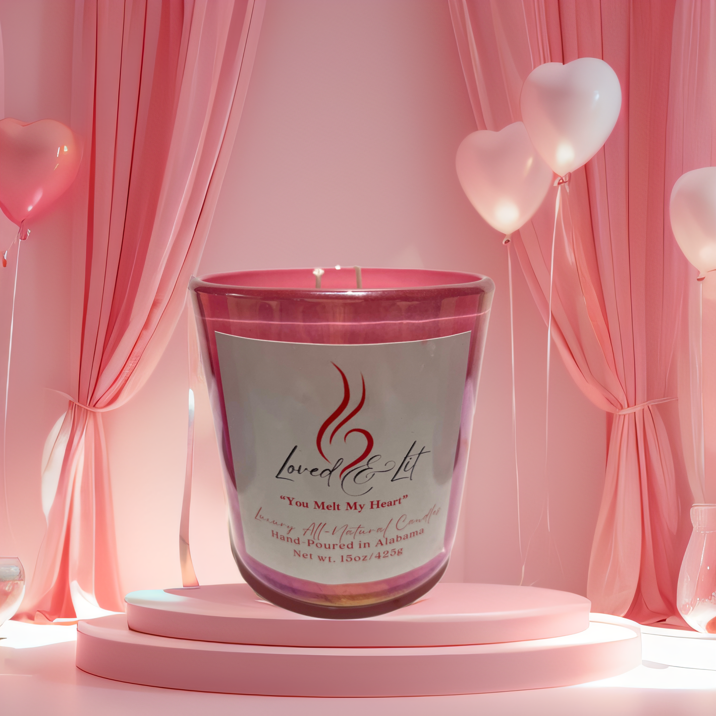 You Melt My Heart Valentine Candle